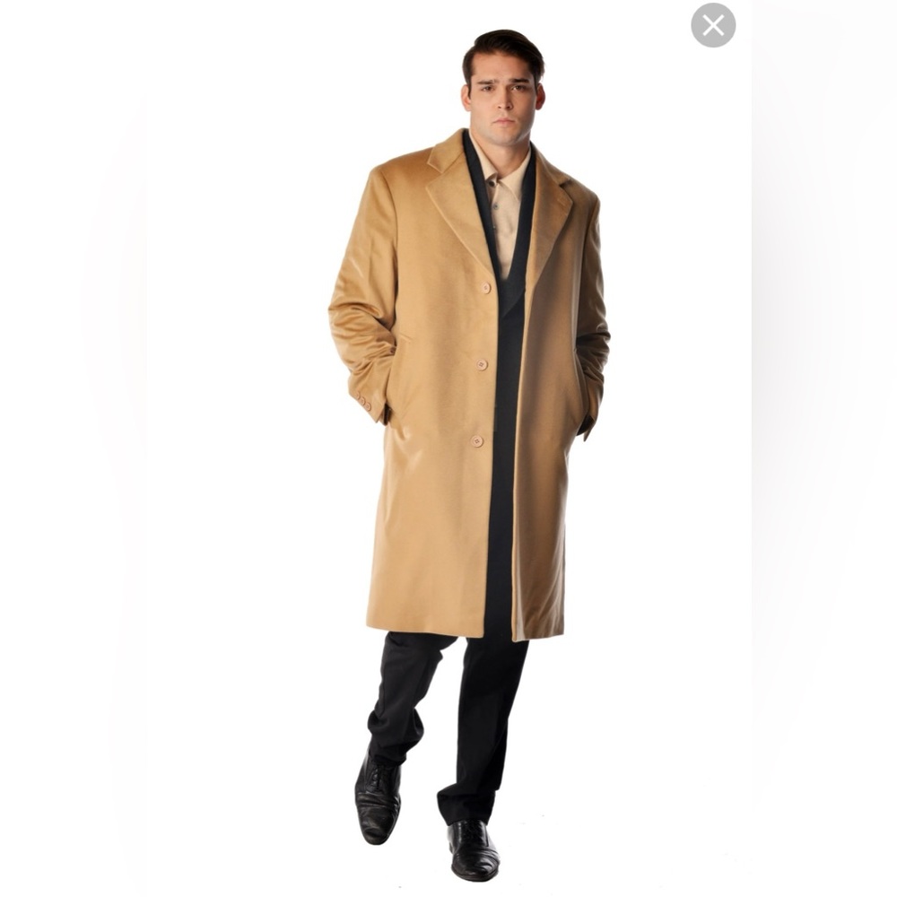 James Davis 100% Cashmere Men’s Overcoat
